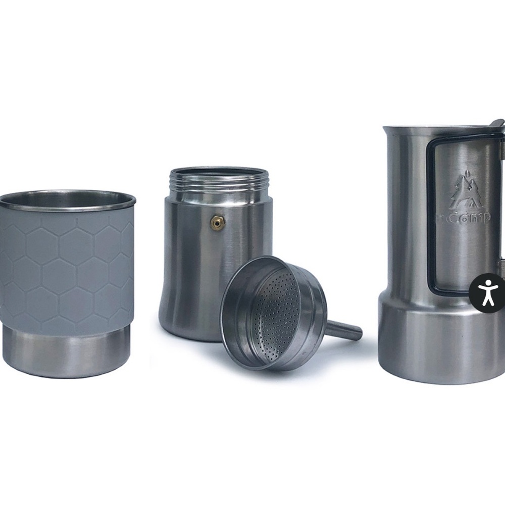 Gray and Silver Coffee Maker by CONNOR